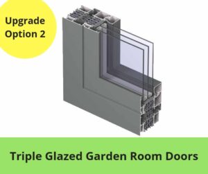 Garden room with Triple Glazing
