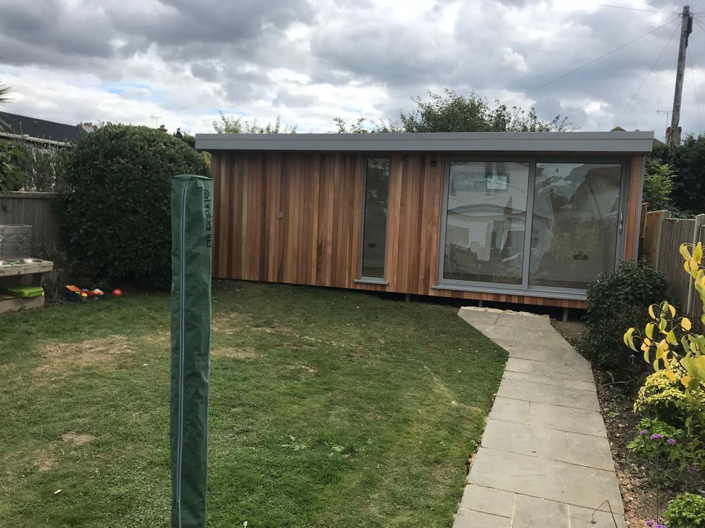 A bespoke garden room in Whistable, tailor-made for a niche business