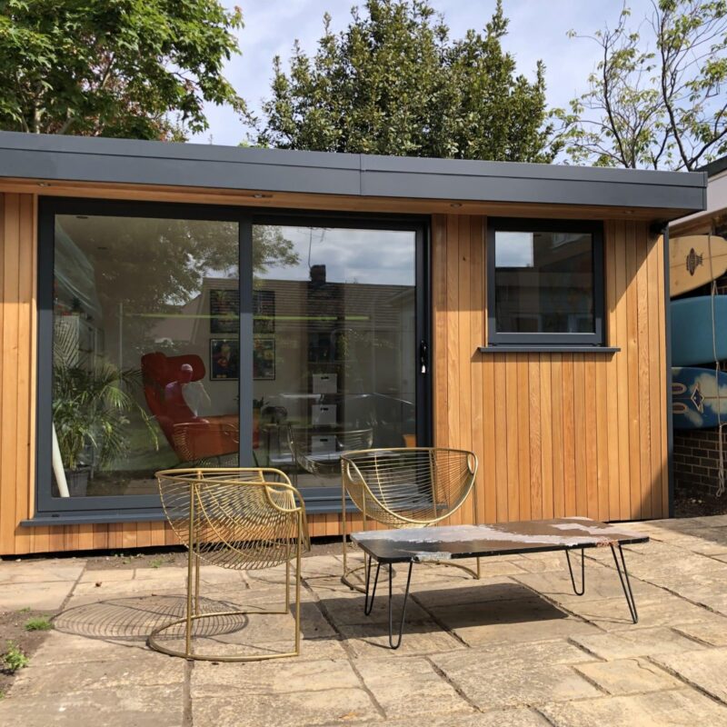 Garden Office in Whitstable, Kent - eDEN Garden Rooms Bespoke Garden studio